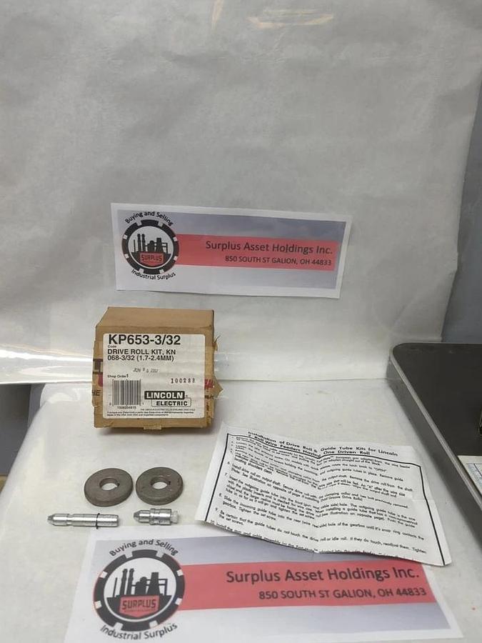 LINCOLN ELECTRIC,KP653-3/32,DRIVE ROLLER KIT KN 068-3/32 (1.7-2.4MM) NOS