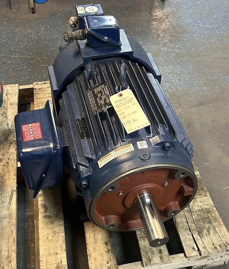 Used MARATHON,PVL324THFPA8038-0000-37,BLUE MAX MOTOR 40HP 230/460V 1770RPM 3PH 324TC