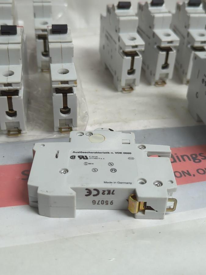 Used ABB,S271 K4A,CIRCUIT BREAKER LOT OF 15 PRE-OWNED