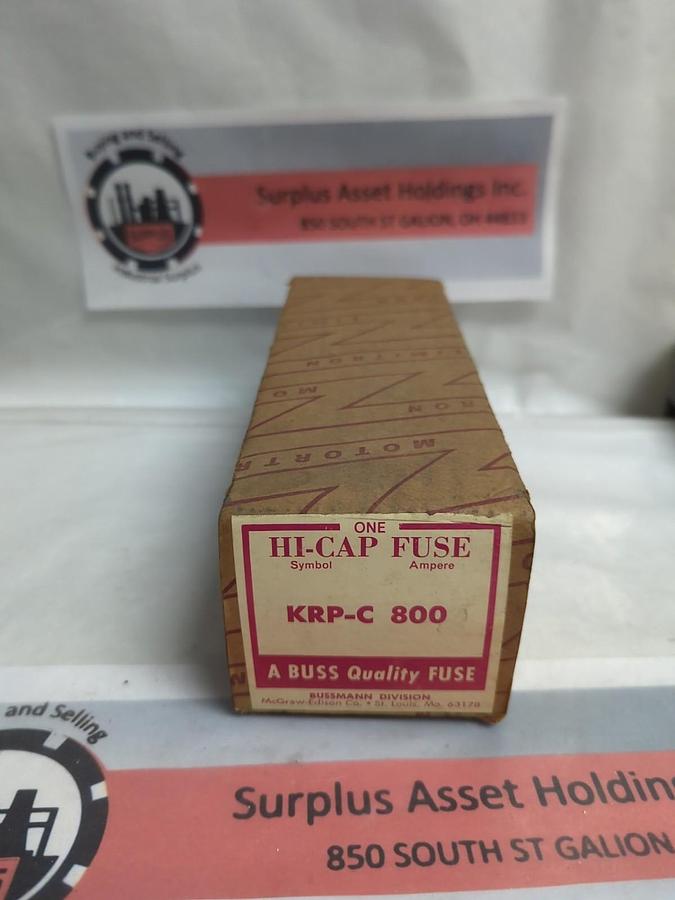 COOPER BUSSMANN,KRP-C 800,HI-CAP 800 AMP FUSE NOS