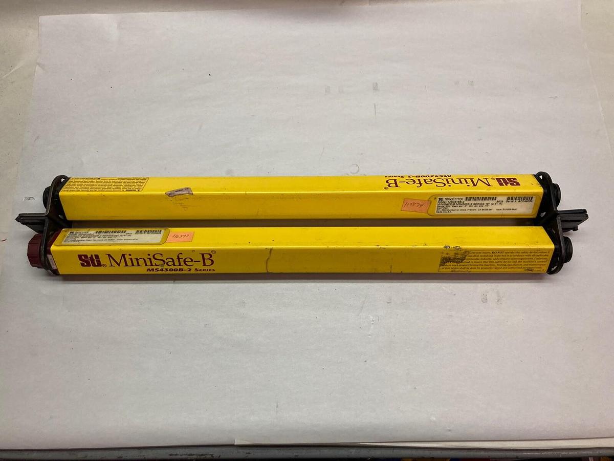 Used STI,MS4316B-2 Transmitter/MS4316B-2 Reciever,Light Curtains