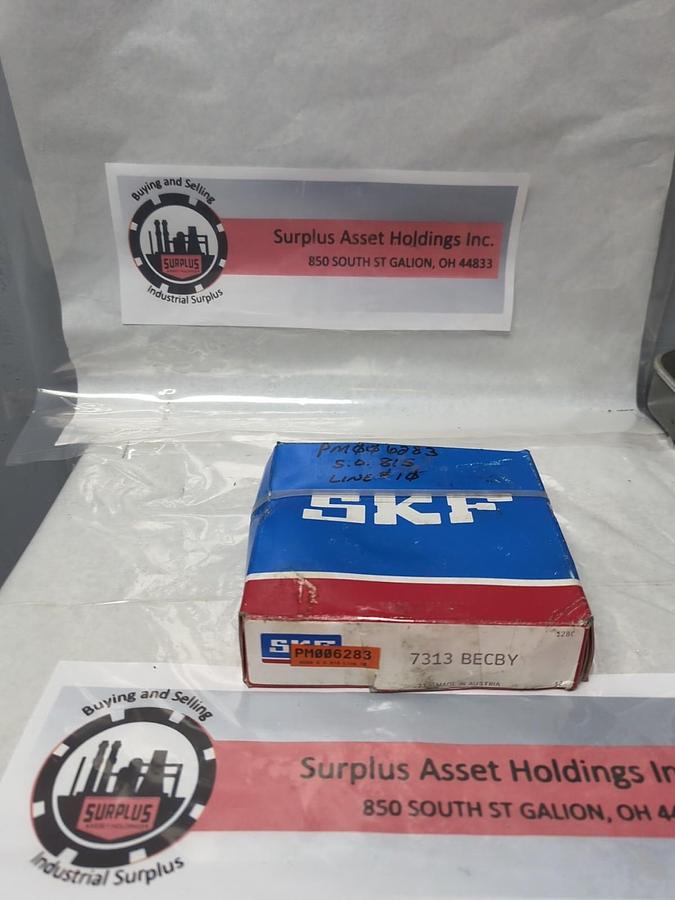 SKF,7313-BECBY,ANGULAR CONTACT BEARING NOS