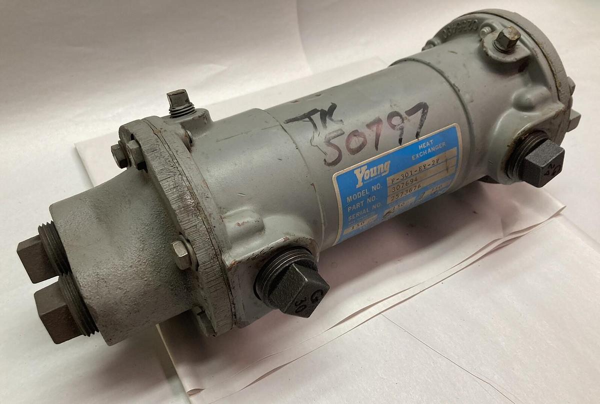 Used Young Radiator Company,F-301-EY-2P,Heat Exchanger 150psi
