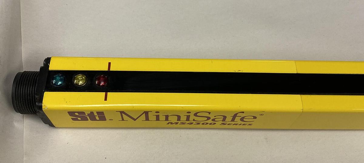Used STI,MS4332BX,MiniSafe Safety Light Curtain Transmitter