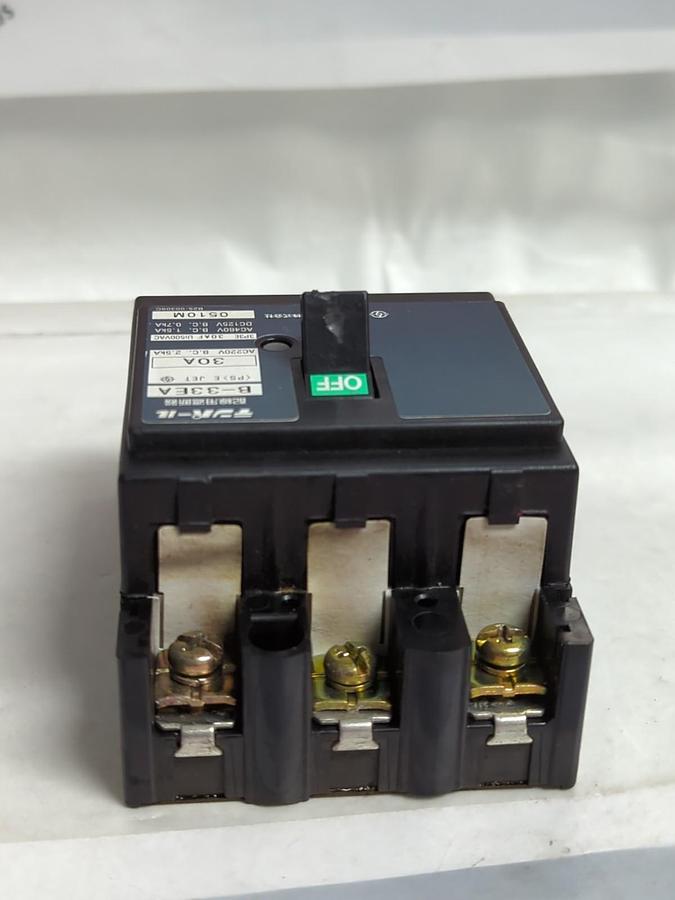 Used TEMPEARL,B-33EA,CIRCUIT BREAKER 30 AMP 3-POLE PRE-OWNED