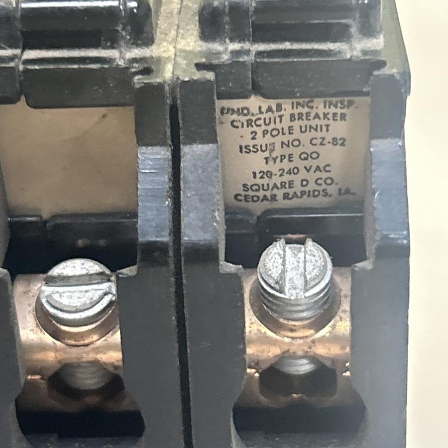 Used SQUARE D,QO230,CIRCUIT BREAKER 30A 120/240V 2P LOT OF 3