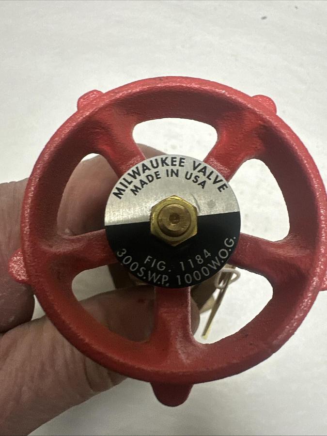 Milwaukee,300SWP 1000WOG,1" Brass Gate Valve Fig 1184