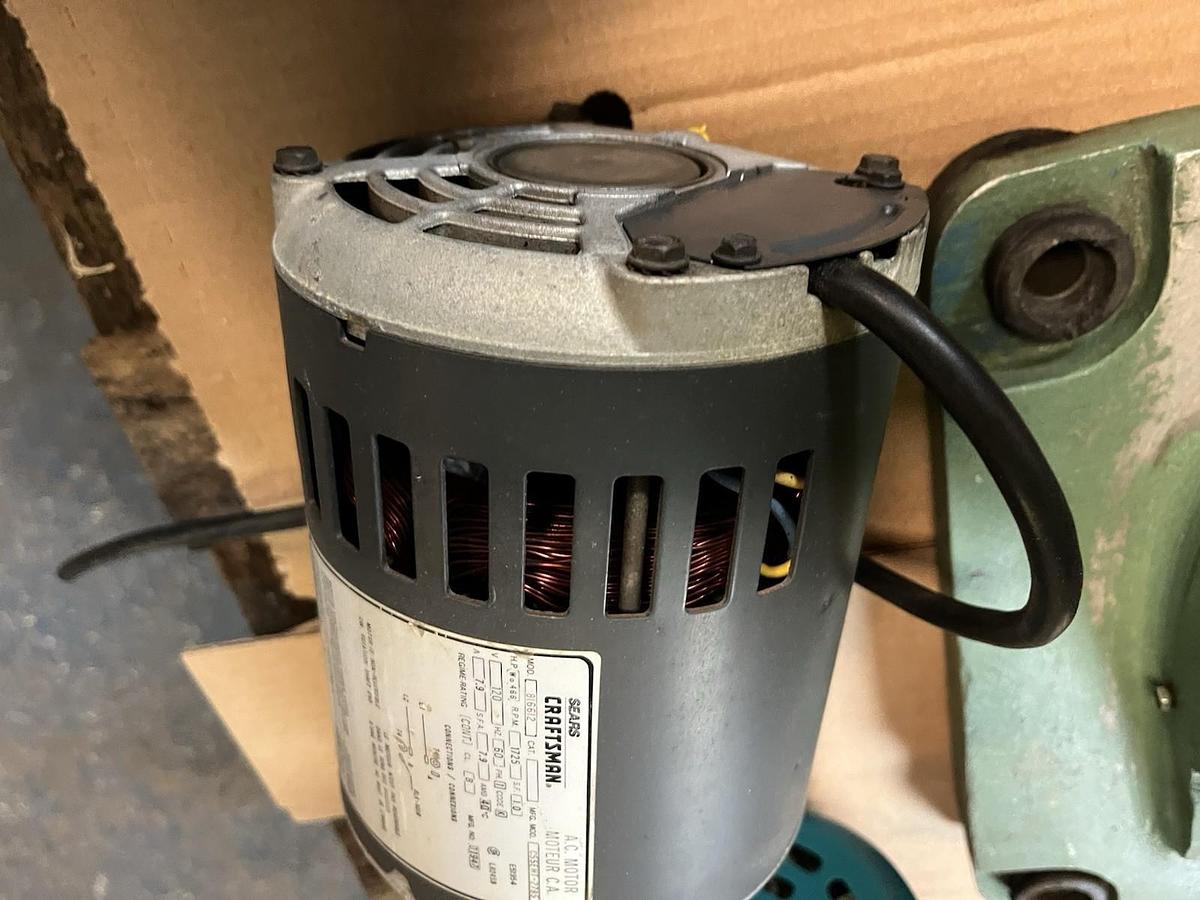 Used SEARS CRAFTSMAN,816612,MOTOR HP Wo466 1725RPM 120V 1PH