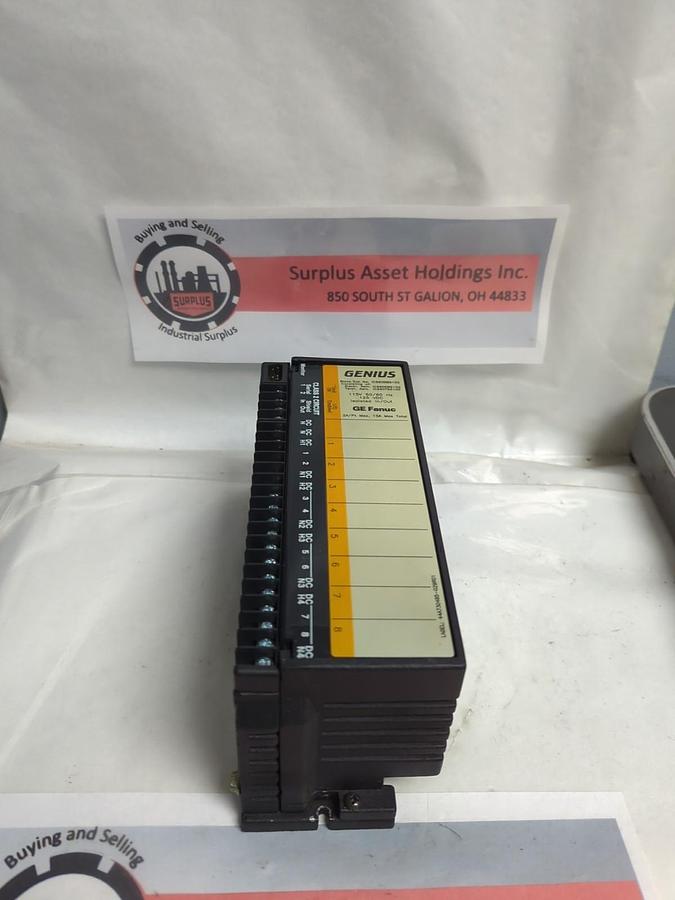 Used GE FANUC,IC660BBS102,GENIUS ISOLATED IN/OUT MODULE 115V 50/60HZ 125VDC