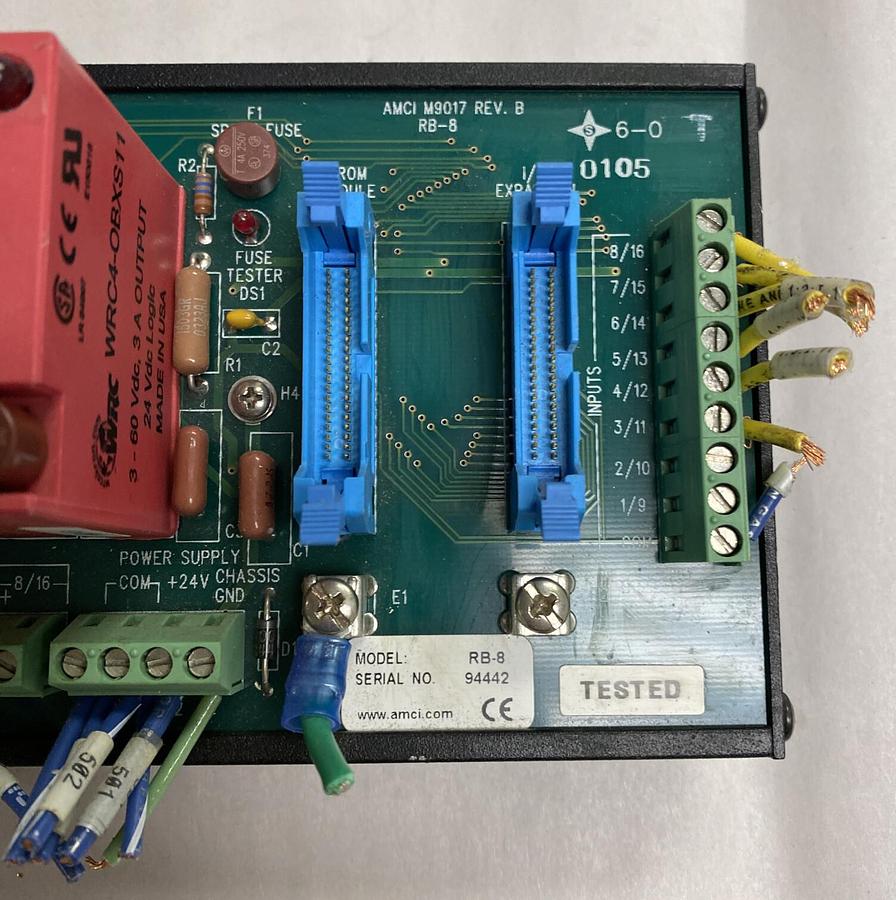 Used AMC,RB-8,I/O RACK SYSTEM