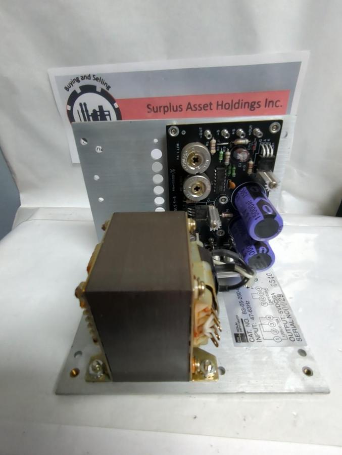 Used SOLA,83-05-260-03,POWER SUPPLY IN 47-63HZ OUT 5VDC/6A PRE-OWNED