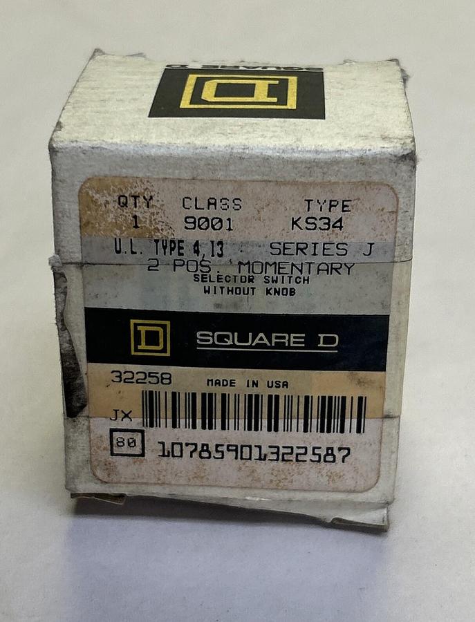 SQUARE D,9001KS34,SELECTOR SWITCH NOS
