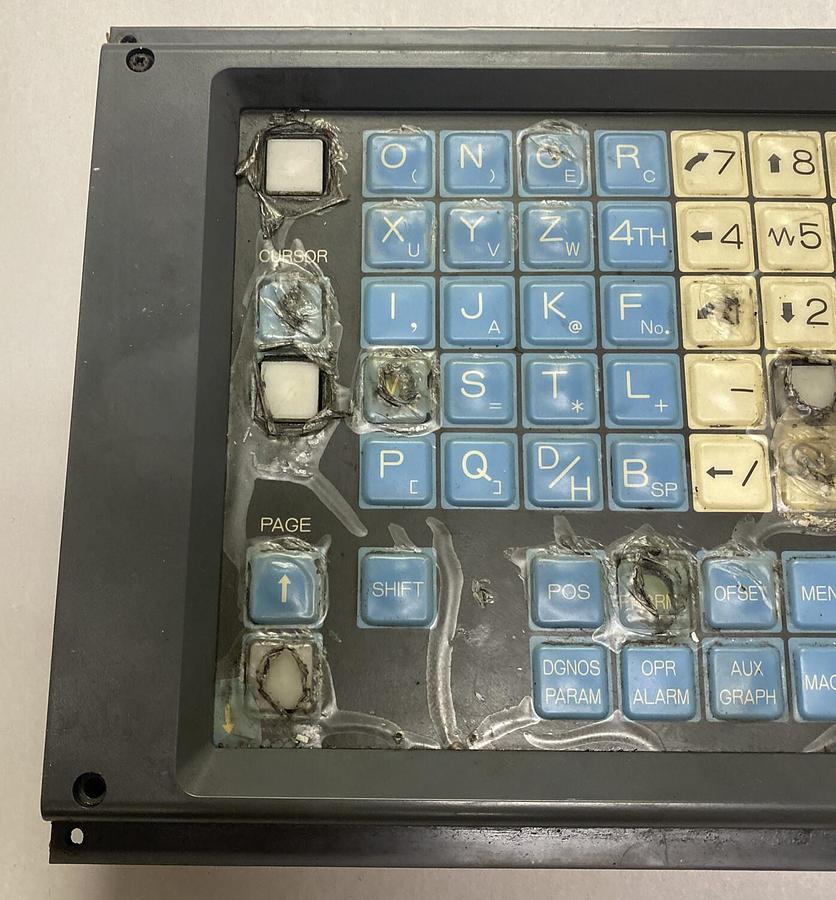 Used FANUC,A02B-0092-C135,OPERATOR KEYBOARD