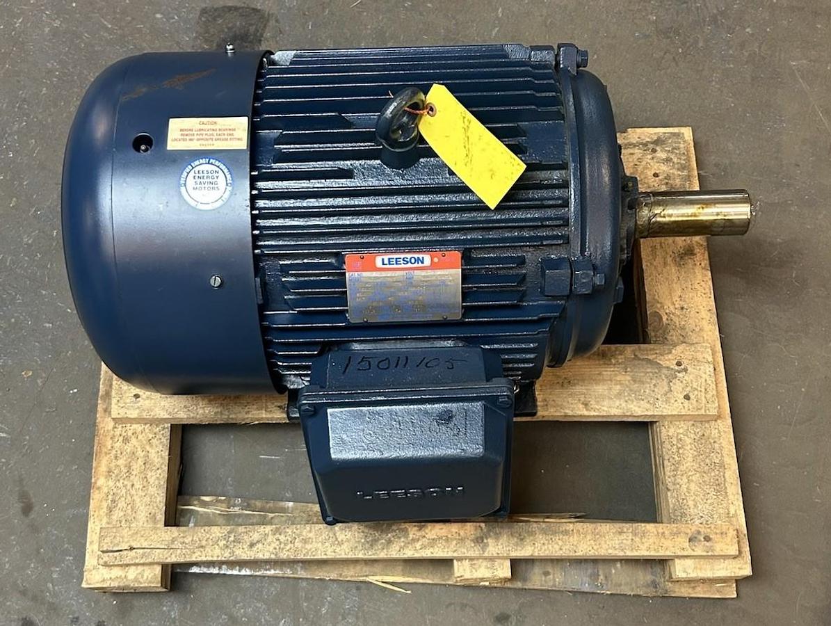 Used LEESON,G150019-60,MOTOR 40HP 208-230/460V 1775 RPM 3PH 324T FRAME
