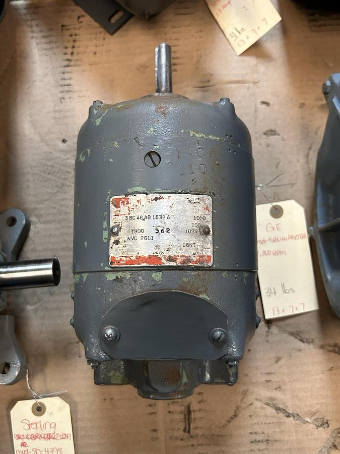 Used GE,5BC46AB1572A,TACHOMETER GENERATOR