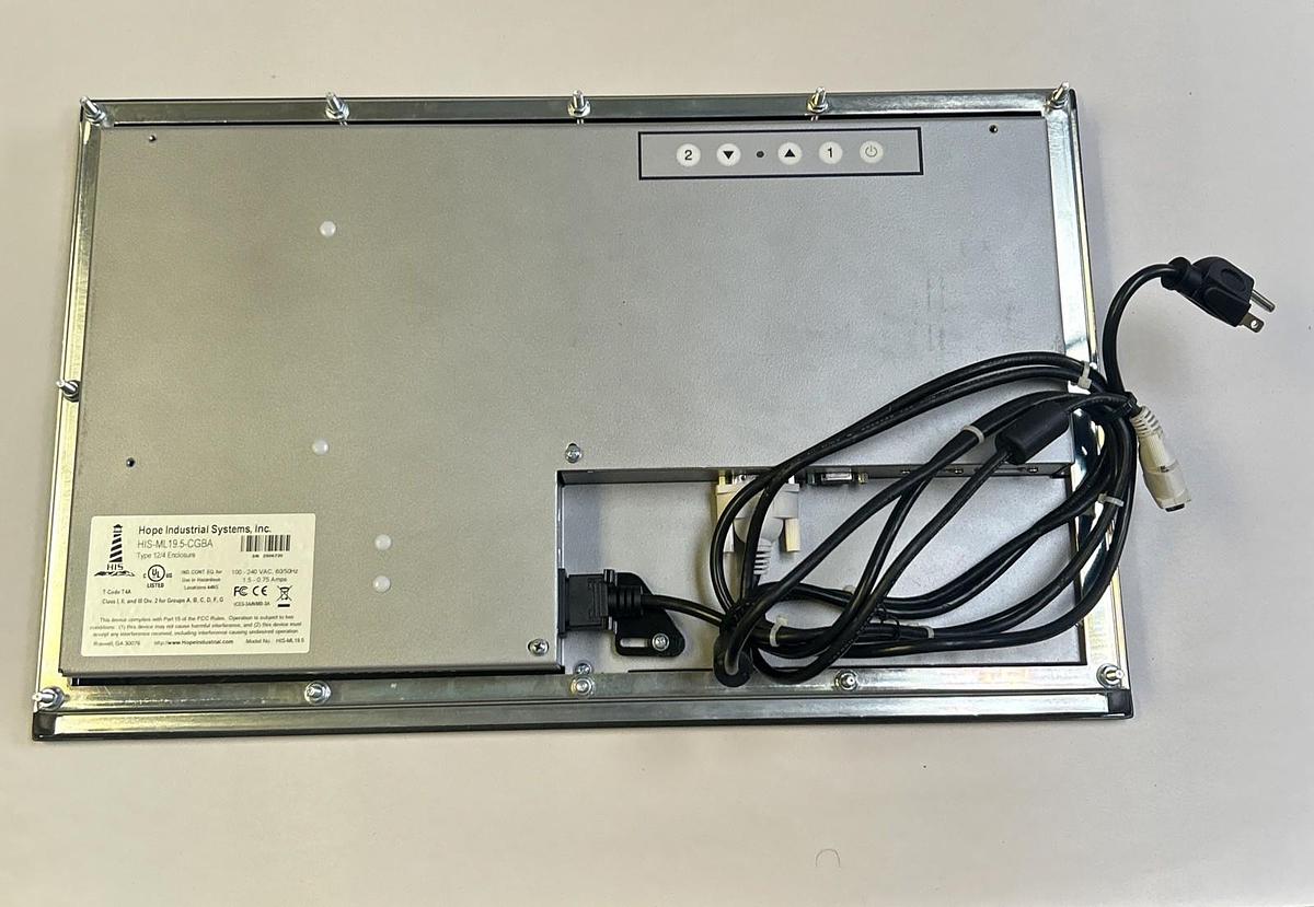 Used HOPE INDUSTRIAL SYSTEMS,HIS-ML19.5-CGBA,OPERATOR INTERFACE PANEL 19.5 INCHES