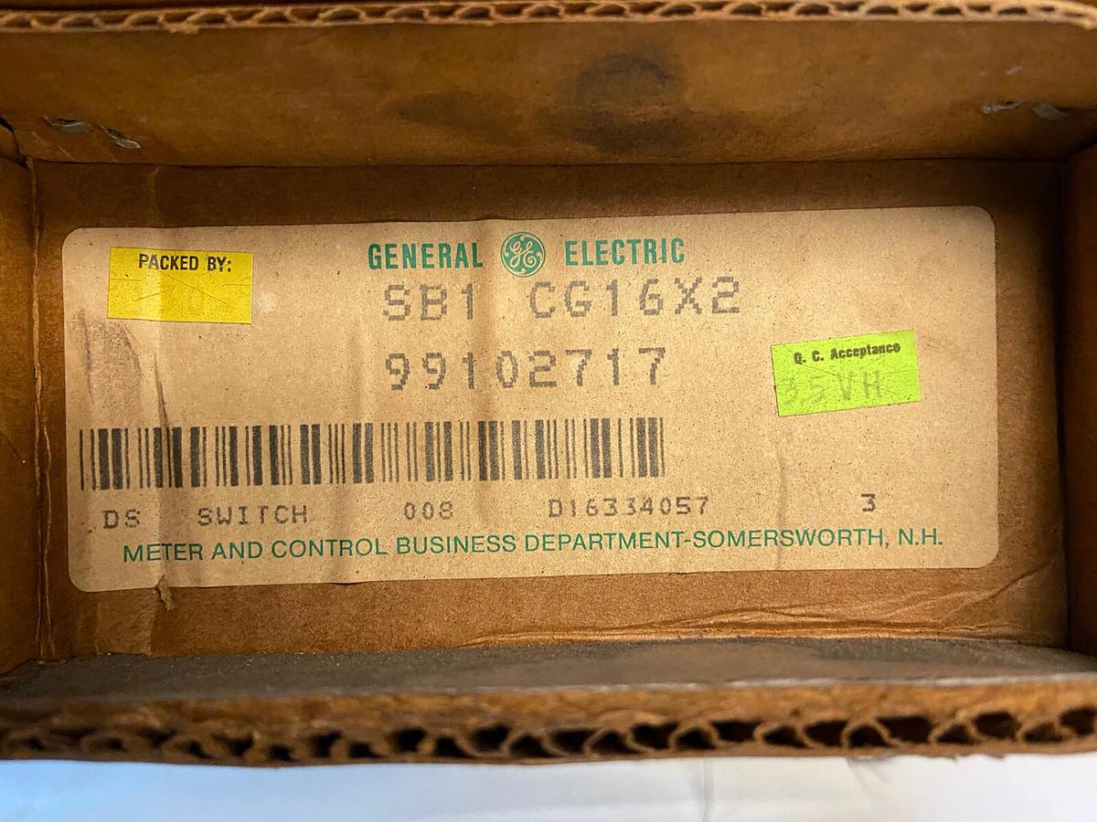 Used General Electric,SB1CG16X2,DS Switch Type SB-1