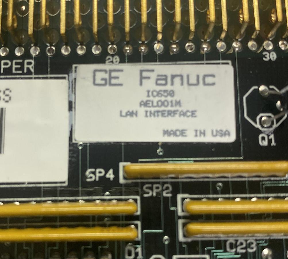 Used GE FANUC,IC650AEL001,LAN INTERFACE MODULE REFURBISHED