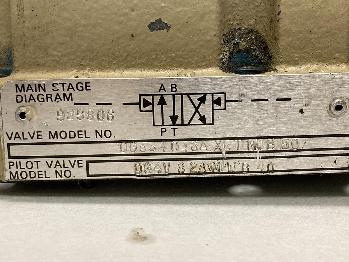 Used Vickers,DG4V-3-2A-M-W-B-40,Directional Control Valve DG5S4046AXETMWB50 Valve