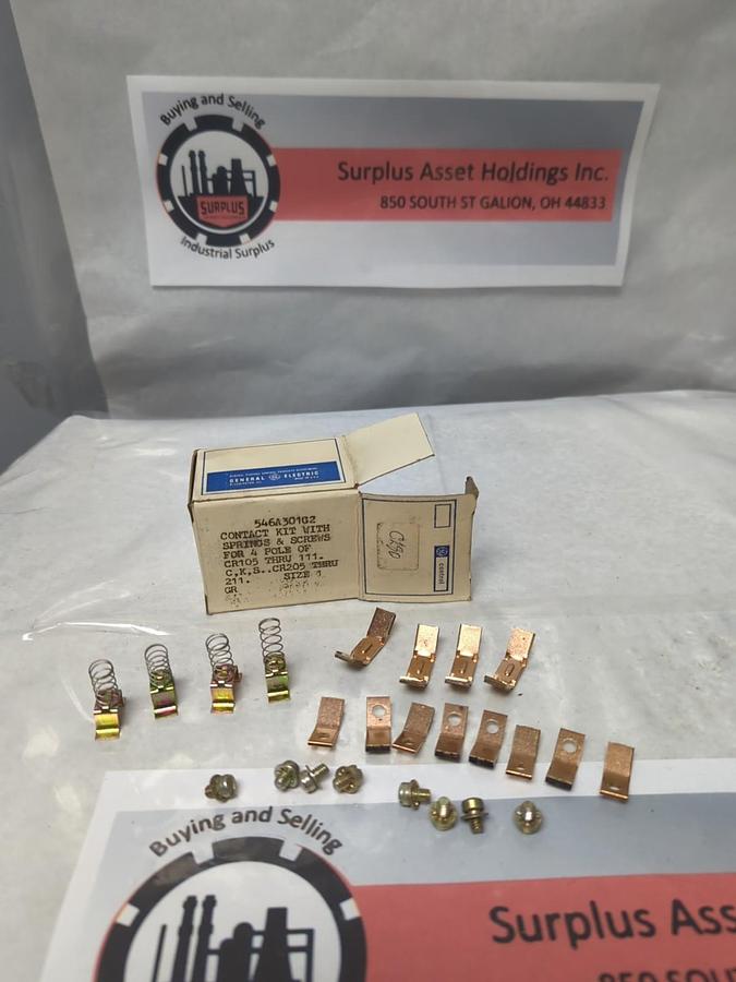 GENERAL ELECTRIC,546A301G2,CONTACT KIT 4-POLE SIZE 1 NOS