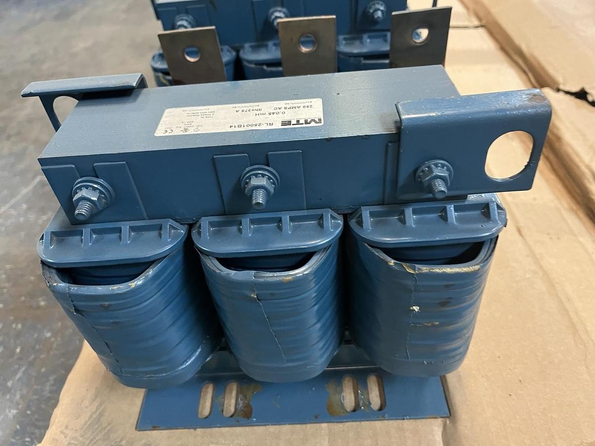 Used MTE,RL-25001B14,3 PHASE REACTOR 250A 690V 3PH 0,045mH
