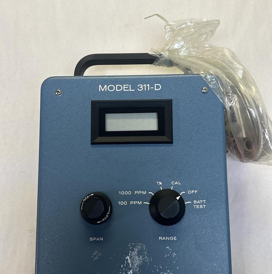 Used TELEDYNE,311D,PORTABLE TRACE OXYGEN ANALYZER
