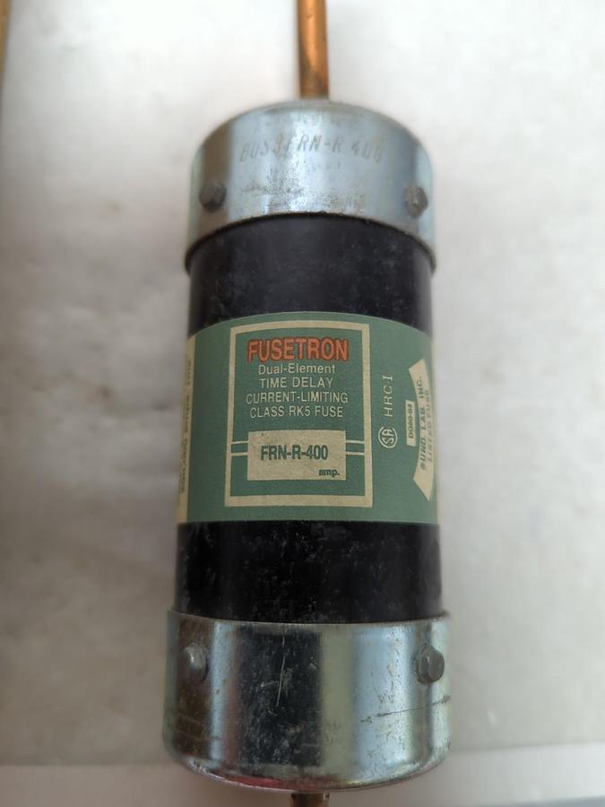COOPER BUSSMANN,FRN-R-400,FUSETRON 400 AMP FUSE NOS