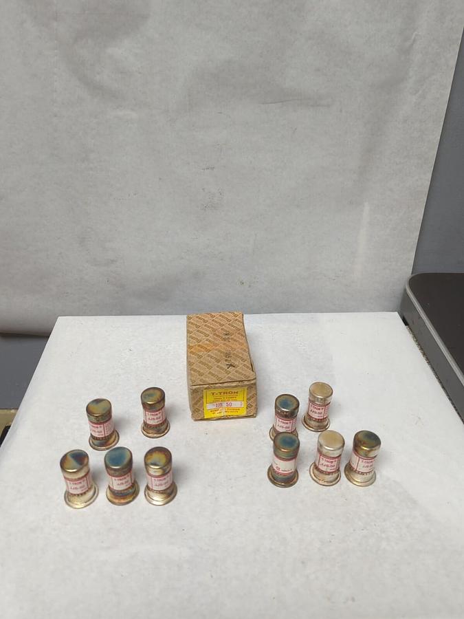 COOPER BUSSMANN,JJS-50,T-TRON CLASS T FUSES BOX OF 10 NOS