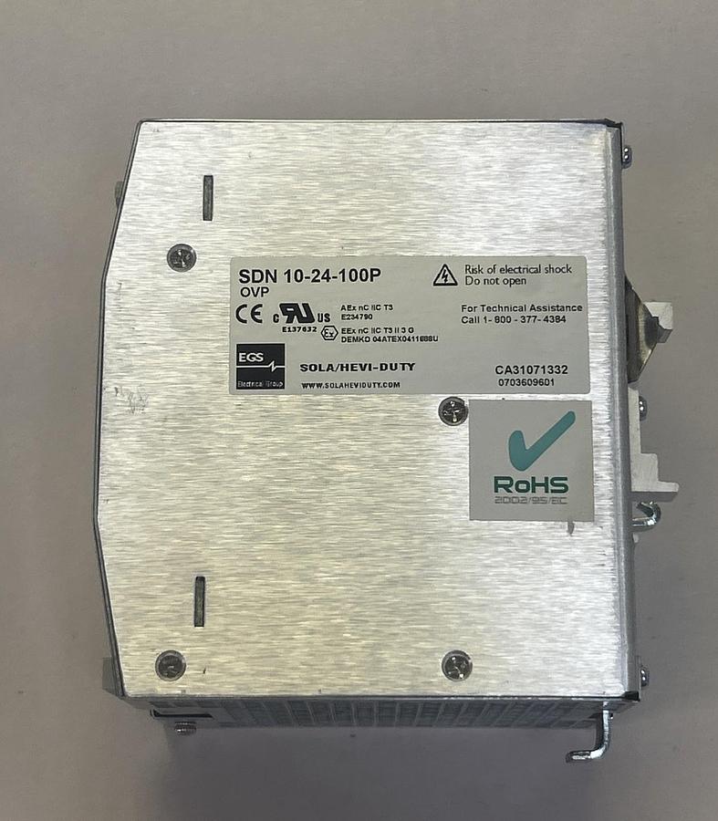 EMERSON SOLA,SDN10-24-100P,POWER SUPPLY 115/230V NOS