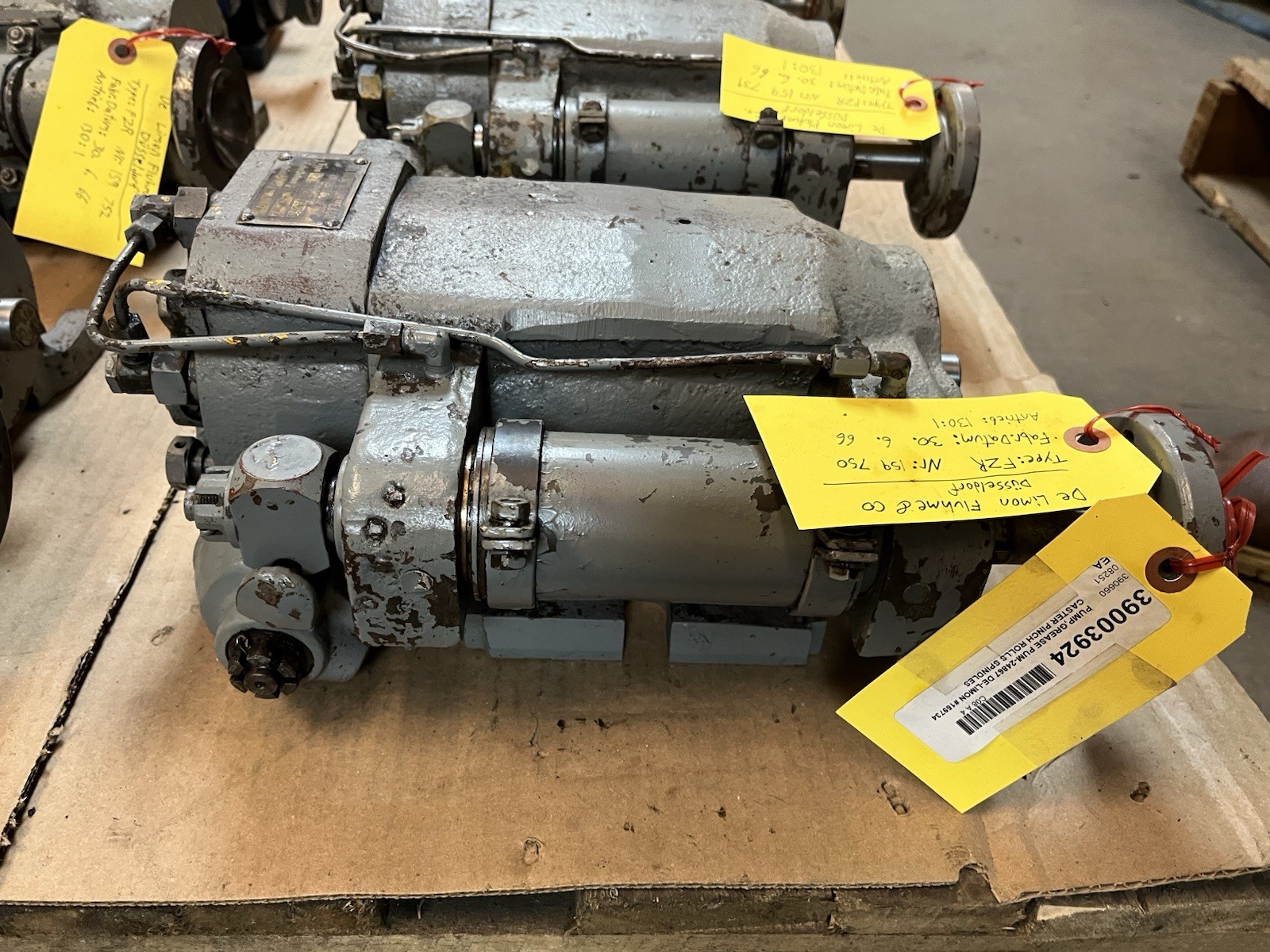 Used DE LIMON FLUHME,FZR 159-750,CENTRAL GREASE PLUNGER PUMP