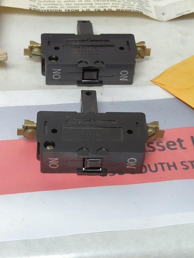 GENERAL ELECTRIC,CR105X300N,AUXILIARY CONTACT KIT FOR SIZE 3-4 NOS