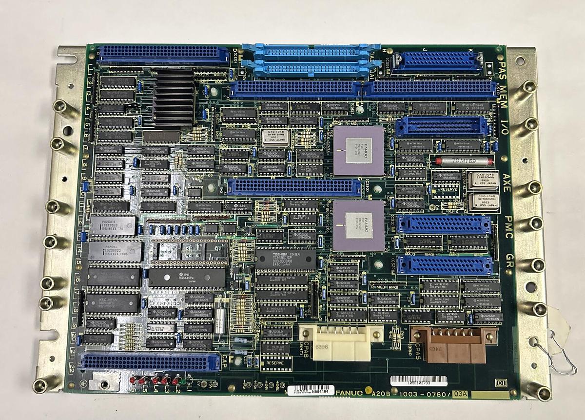 Used FANUC,A20B-1003-0760/A20B-1003-0760/03A, MEMORY BOARD