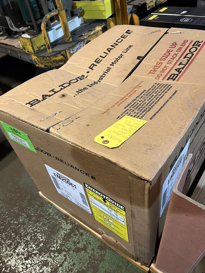 BALDOR,EM2506T,SUPER E ELECTRIC MOTOR 7.5HP 1180RPM 3PH 254T