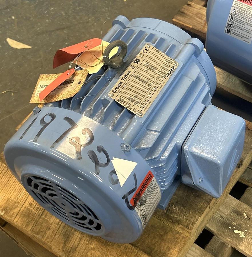 CROWN TRITON,HKS184SR335C,MOTOR 2HP 1155RPM 230/460V 184T FRAME NOS