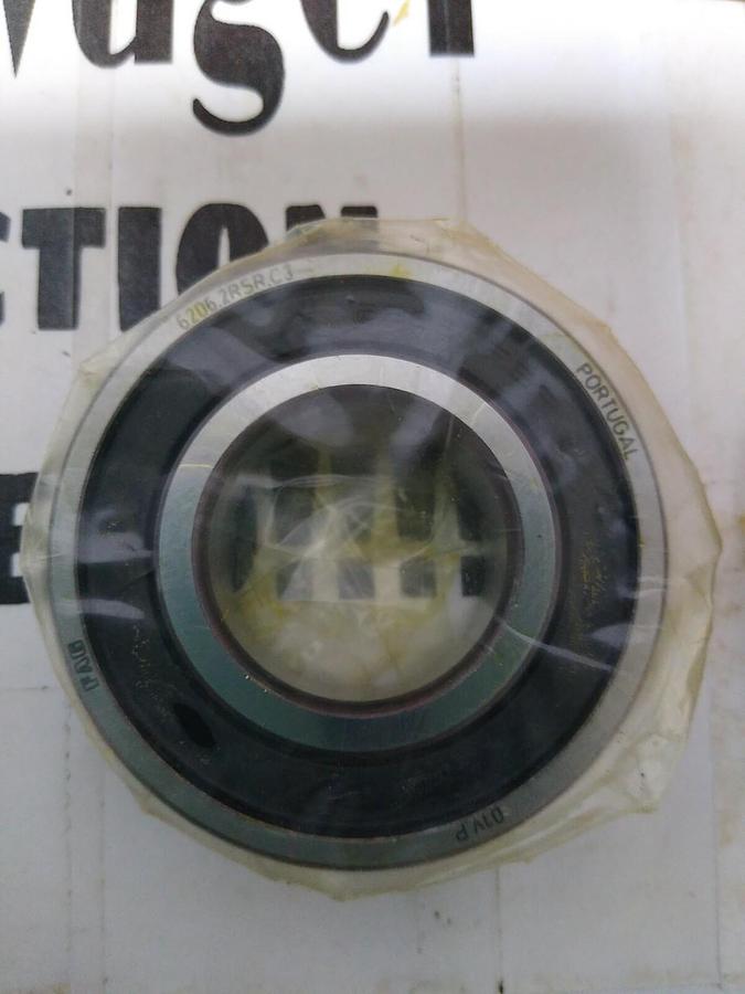 Used Fag,6206-2RSR-C3,Deep Groove Ball Bearing Lot of 2 NOS