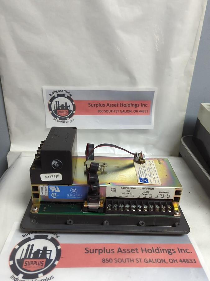 Used WESTINGHOUSE,2D78522,IQ DATA PLUS II DIGITAL METER/POWER SUPPLY PRE-OWNED