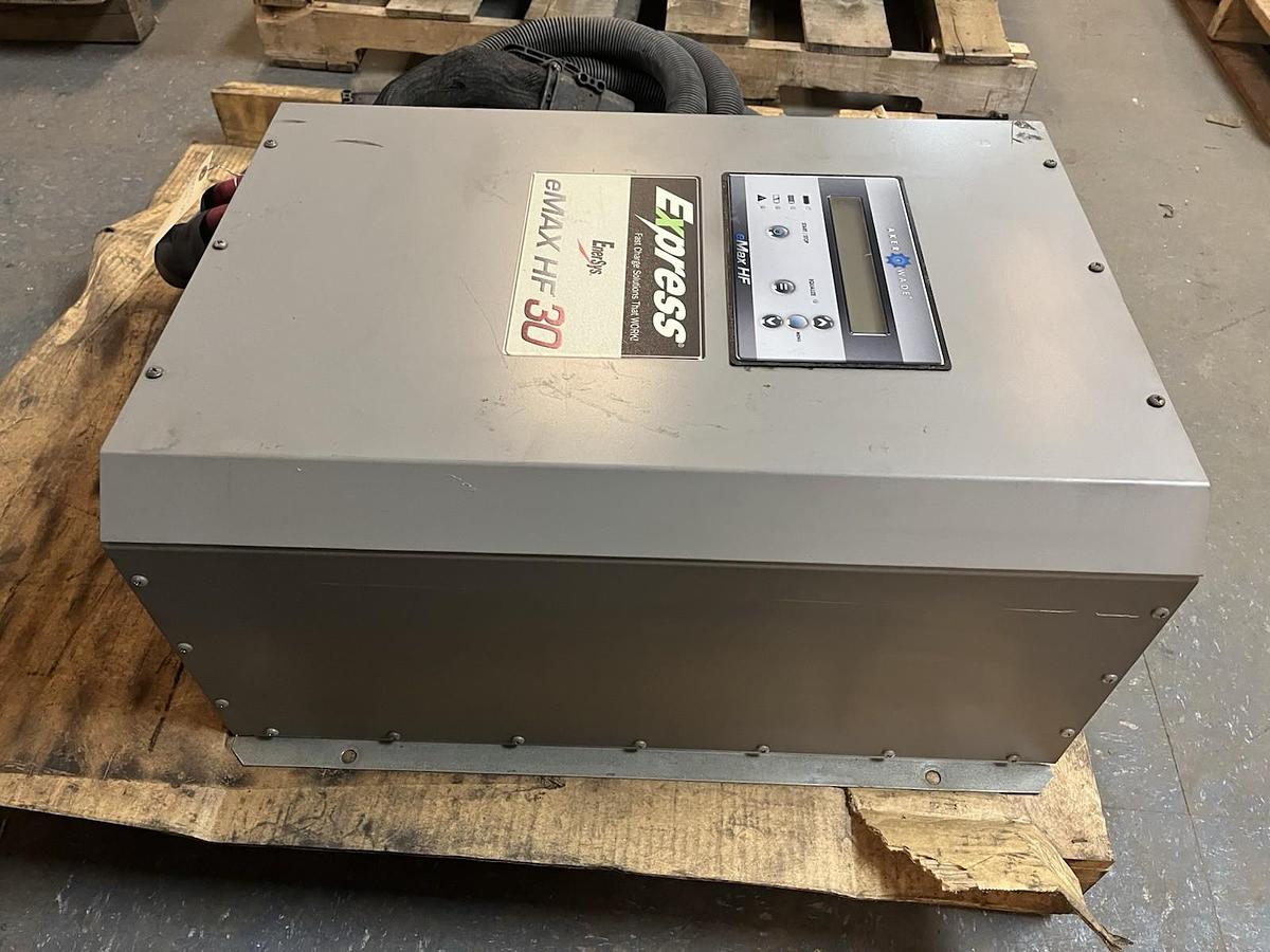 Used AKER WADE,eMAX HF30-48,ENERSYN HF FAST BATTERY CHARGER 30kW 480V 24/36/48vdc