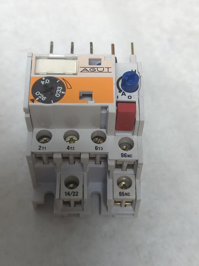 JOSLYN CLARK,MT03C,OVERLOAD RELAY AGUT 26-0 4A 600V NOS