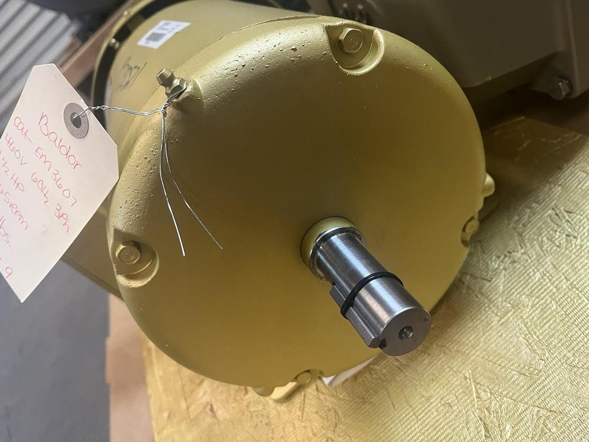 Used BALDOR,EM3607,SUPER E MOTOR 1.5HP 3PH 1165RPM FR 184