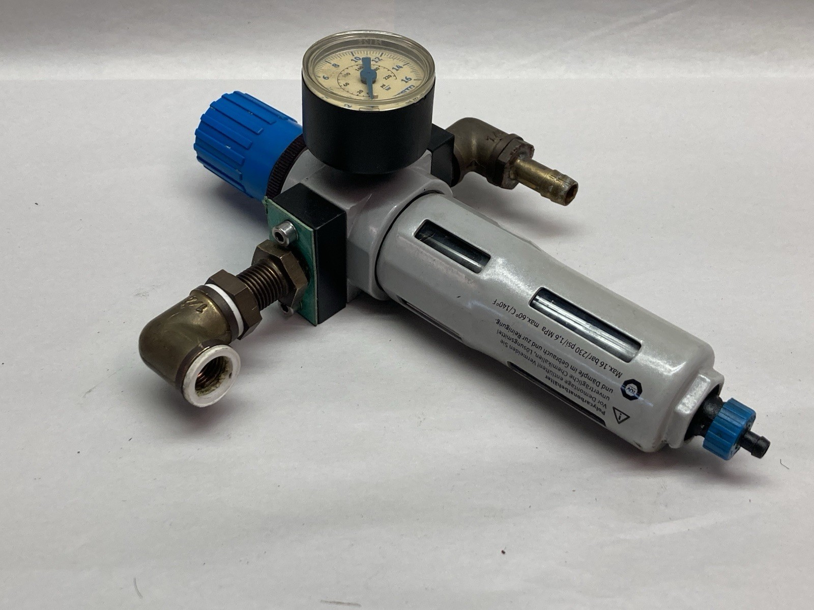 Used Festo,LFR-D-5M-MINI-A,Filter Regulator 12 bar 1.2MPa