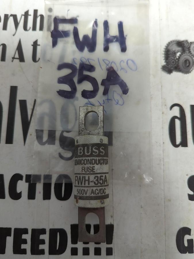 COOPER BUSSMANN,WH-35A,SEMI-CONDUCTOR 35AMP FUSE NOS