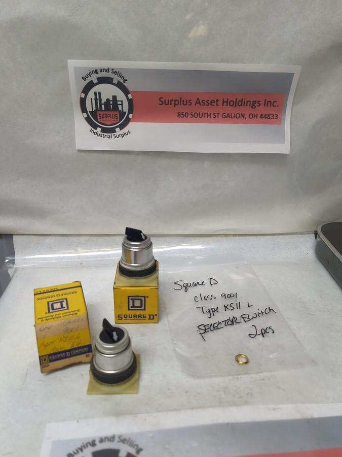 SQUARE D,9001 KS11,SELECTOR SWITCH LOT OF 2 NOS