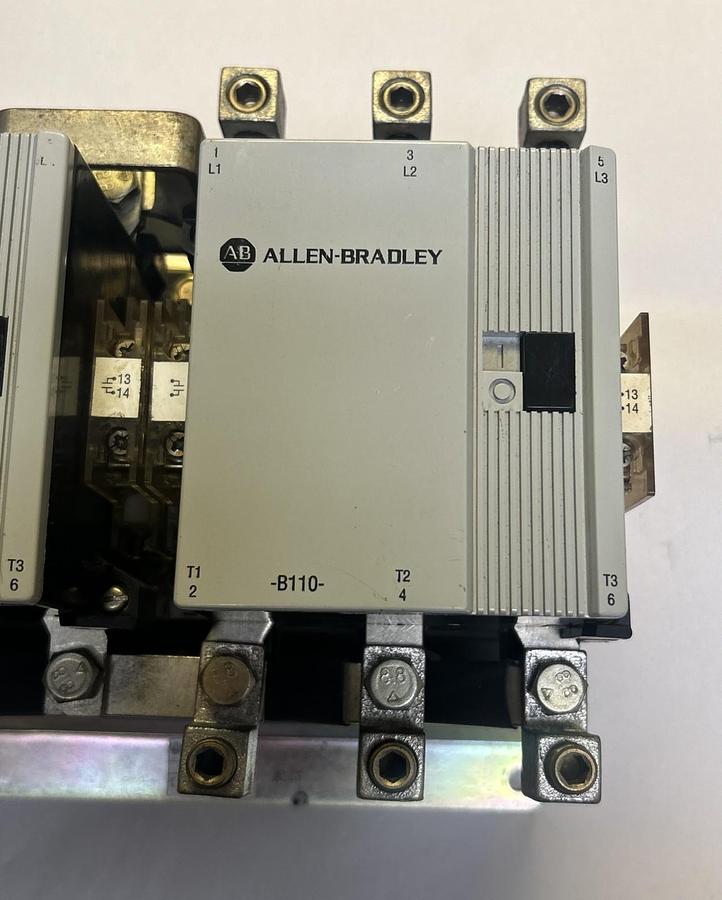 Used ALLEN BRADLEY,104-B110ND3,REVERSING CONTACTOR 110A 600V
