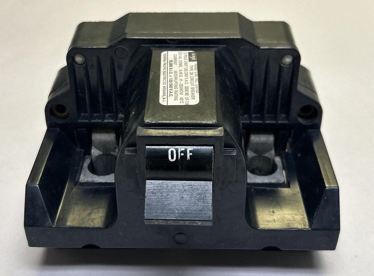 Used FPE,TYPE 2B,CIRCUIT BREAKER 200A 120/240V 2P