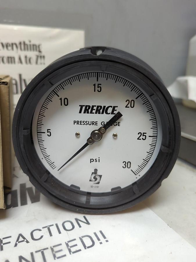 TRERICE,450B,PRESSURE GAUGE 0-30PSI DA42011 NOS