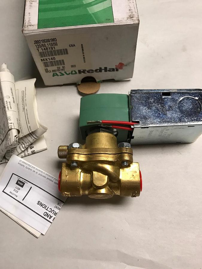 Asco,JB8210G001MO,Solenoid Valve MX140 2W NC 3/8 INCH
