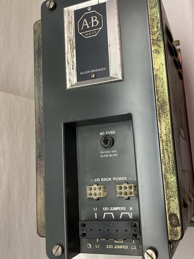 Used Allen-Bradley,1777-P2,PLC-2 Programmable Controller 2/1A 50/60Hz Ser C 120/240V