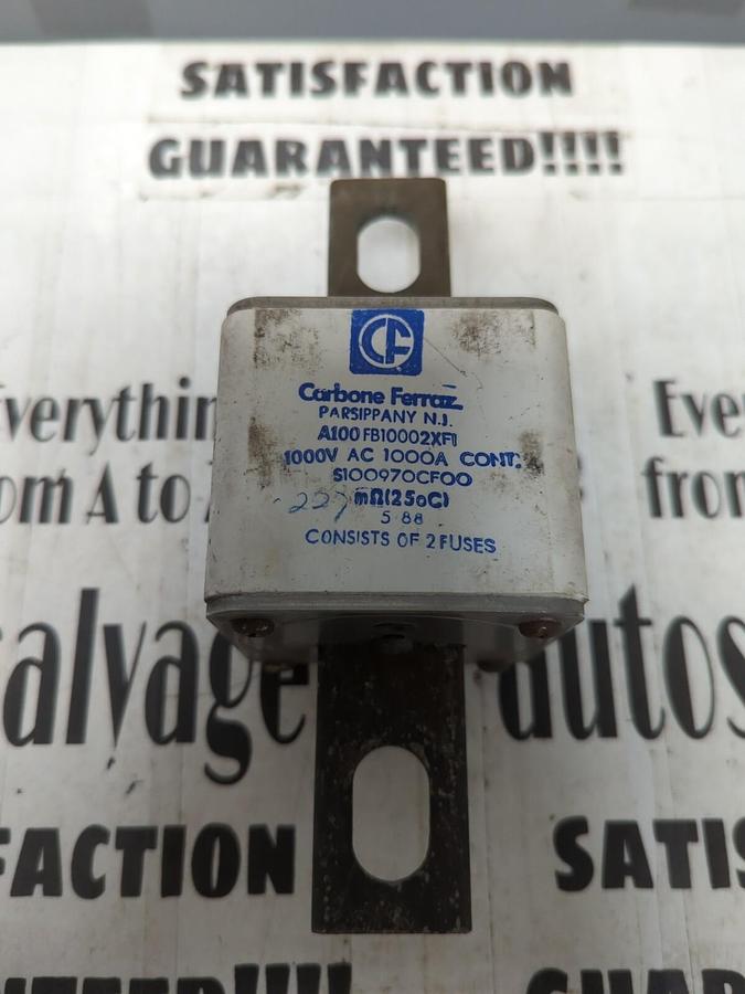 CARBONE FERRAZ,A100FB10002FXF1,FUSE 1000A/1000V AC NOS