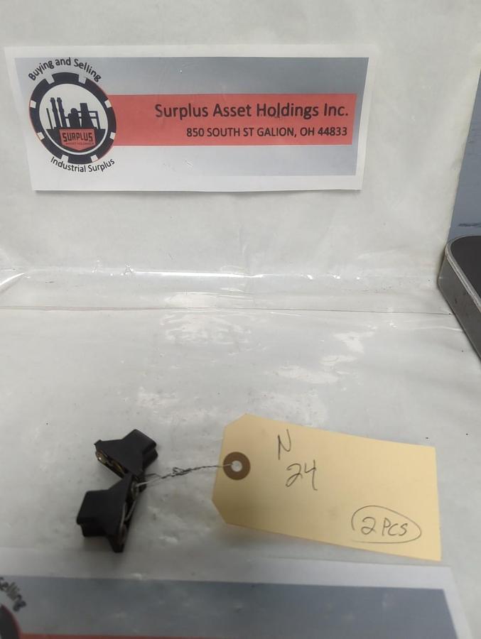 Used ALLEN BRADLEY,N24,THERMAL OVERLOAD HEATER ELEMENT LOT OF 2 PRE-OWNED