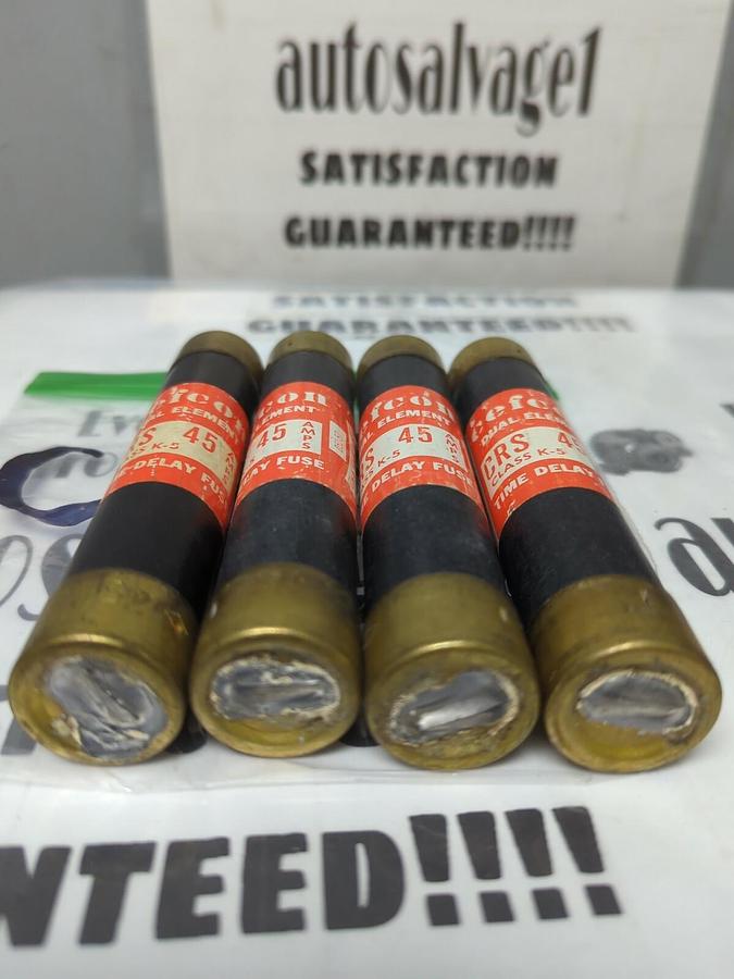 CEFCON,CRS-45,CLASS K5 FUSE 45 AMP LOT OF 4 NOS